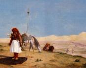 让 莱昂 杰罗姆 : Prayer in the Desert